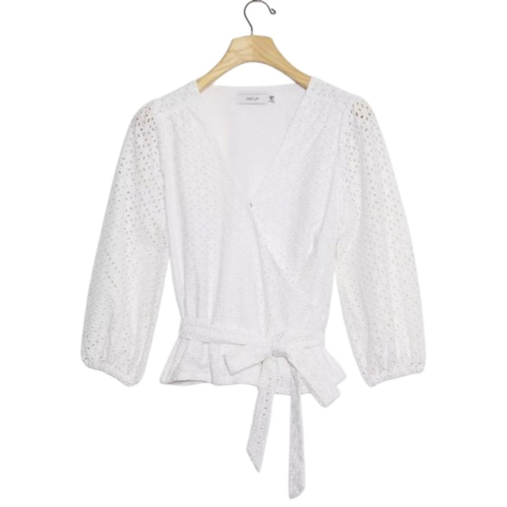 Anthropologie Greylin Celine Eyelet Blouse